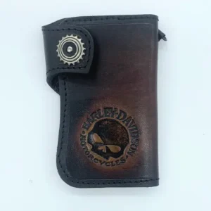 Billetera biker harley calabera 1